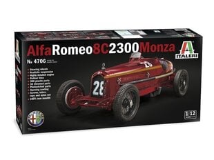 Italeri - Alfa Romeo 8C 2300 Monza, 1/12, 4706 hind ja info | Klotsid ja konstruktorid | kaup24.ee