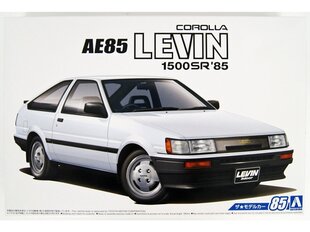 Сборная пластиковая модель. Aoshima - Toyota AE85 Corolla Levin 1500SR '85, 1/24, 05593 цена и информация | Конструкторы и кубики | kaup24.ee