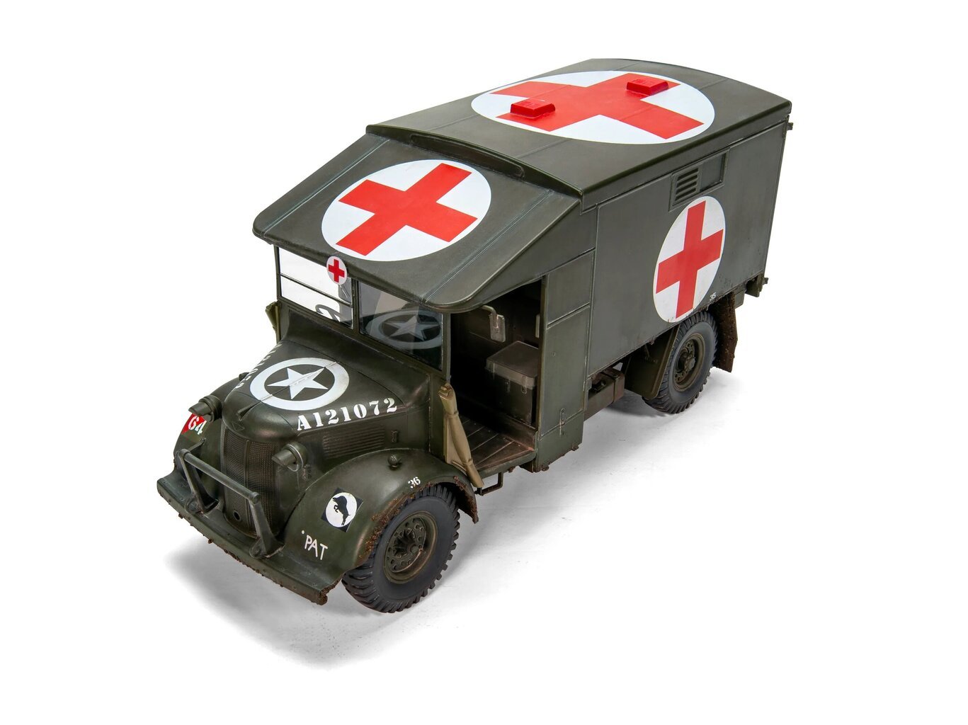 Airfix - British Army Austin K2/Y Ambulance, 1/35, A1375 hind ja info | Klotsid ja konstruktorid | kaup24.ee