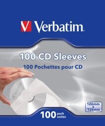 Vāciņš CD/DVD Verbatim 100gab hind ja info | Vinüülplaadid, CD, DVD | kaup24.ee