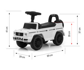 „Mercedes G350D White S“ transporto priemonė hind ja info | Imikute mänguasjad | kaup24.ee