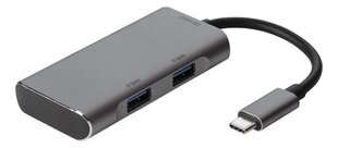 Deltaco USBC-HUB201 hind ja info | USB jagajad, adapterid | kaup24.ee