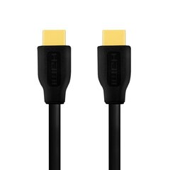Кабель HDMI cable 4K/60Hz, CCS, black, 3 м цена и информация | Кабели и провода | kaup24.ee