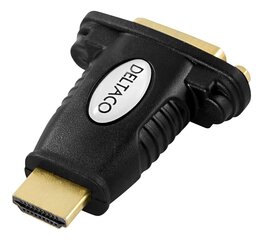 Deltaco HDMI - DVI-D, 1080p, juodas / 00100020 hind ja info | USB jagajad, adapterid | kaup24.ee