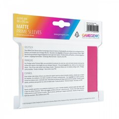 Gamegenic Gamegenic: Matt Prime C CG varrukad 66x91mm roosa hind ja info | Lauamängud ja mõistatused | kaup24.ee