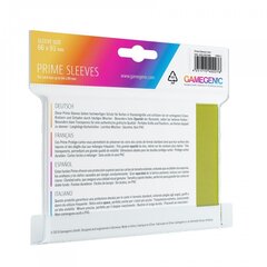 Gamegenic Gamegenic: Prime CCG Sleeves 66x91mm Lime 100sz hind ja info | Lauamängud ja mõistatused | kaup24.ee