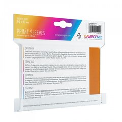 Gamegenic Gamegenic: Prime CCG Sleves eves 66x91mm Orange 100 hind ja info | Lauamängud ja mõistatused | kaup24.ee