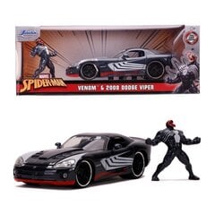 JADA Marvel Car Venom 2008 Dodge Viper  1:24 цена и информация | Игрушки для мальчиков | kaup24.ee