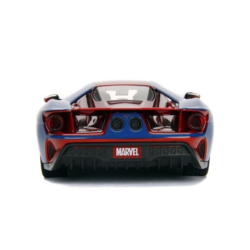 JADA Marvel Spiderman Samochód Ford GT 1:24 2017 hind ja info | Poiste mänguasjad | kaup24.ee