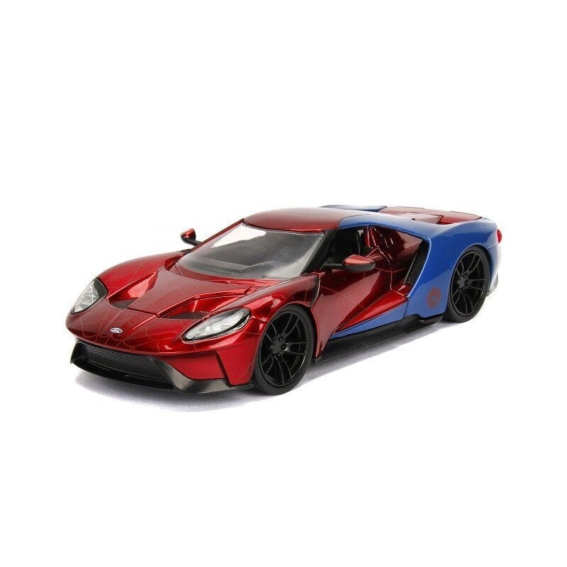 JADA Marvel Spiderman Samochód Ford GT 1:24 2017 hind ja info | Poiste mänguasjad | kaup24.ee