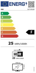 AOC Q27V5N/BK цена и информация | Мониторы | kaup24.ee