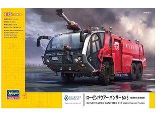 Hasegawa - Rosenbauer Panther 6x6 Airport Crash Tender, 1/72, 54005 hind ja info | Klotsid ja konstruktorid | kaup24.ee