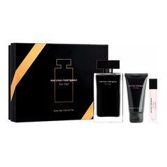 Naiste komplekt Narciso Rodriguez For Her: tualettvesi EDT, 100 ml + tualettvesi EDT, 10 ml + kehakreem, 50 ml hind ja info | Narciso Rodriguez Kosmeetika, parfüümid | kaup24.ee