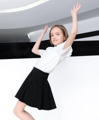 Блузка Gulliver с широкими рукавами для девочек, белая цена и информация | Рубашки для девочек | kaup24.ee