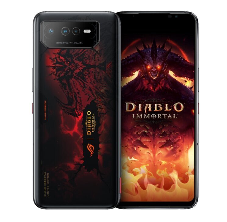 Asus ROG Phone 6 Diablo Immortal Edition 5G Dual SIM 16/512GB Hellfire Red (90AI00B9-M002X0) цена и информация | Telefonid | kaup24.ee