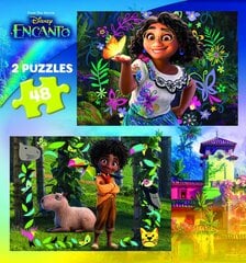 Pusle Educa Disney Encanto, 2x48 tükki цена и информация | Пазлы | kaup24.ee