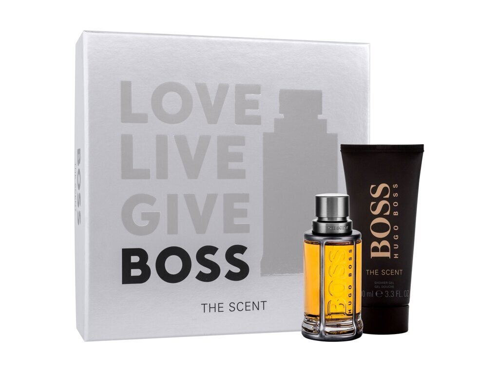 Meeste komplekt Hugo Boss The Scent: tualettvesi EDT, 50 ml + dušigeel, 100 ml hind ja info | Meeste parfüümid | kaup24.ee