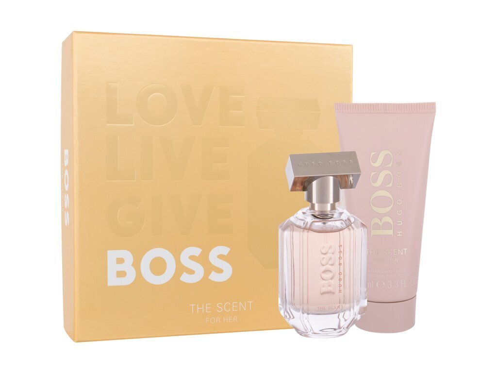 Naiste komplekt Hugo Boss Boss The Scent For Her: parfüümvesi EDP, 50 ml + kehakreem, 100 ml hind ja info | Naiste parfüümid | kaup24.ee