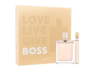 Komplekt Hugo Boss Boss Alive Woman naistele: Parfüümvesi EDP, 80 ml + 10ml hind ja info | Naiste parfüümid | kaup24.ee