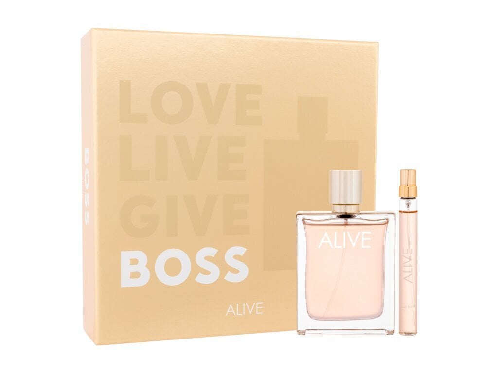 Komplekt Hugo Boss Boss Alive Woman naistele: Parfüümvesi EDP, 80 ml + 10ml цена и информация | Naiste parfüümid | kaup24.ee