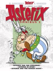 Asterix: Asterix Omnibus 5: Asterix and The Cauldron, Asterix in Spain, Asterix and The Roman Agent, 5, Asterix: Omnibus 5 Asterix and the Cauldron, Asterix in Spain, Asterix and the Roman Agent цена и информация | Книги для подростков и молодежи | kaup24.ee