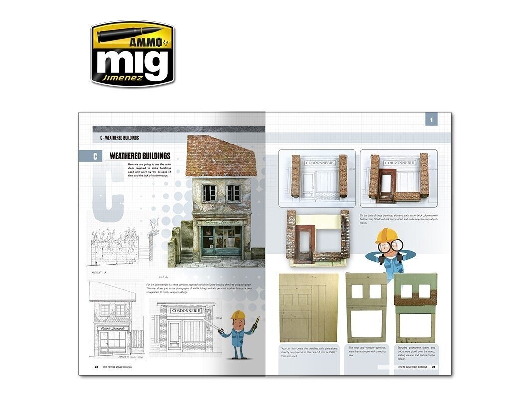 Ammo Mig - Modelling School: Urban Dioramas (English), 6215 hind ja info | Laste õpikud | kaup24.ee