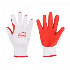 Перчатки PAVE, размер 9 - rubber цена и информация | Рабочие перчатки | kaup24.ee
