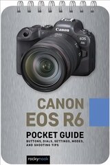 Canon EOS R6: Pocket Guide: Buttons, Dials, Settings, Modes, and Shooting Tips hind ja info | Fotograafia raamatud | kaup24.ee