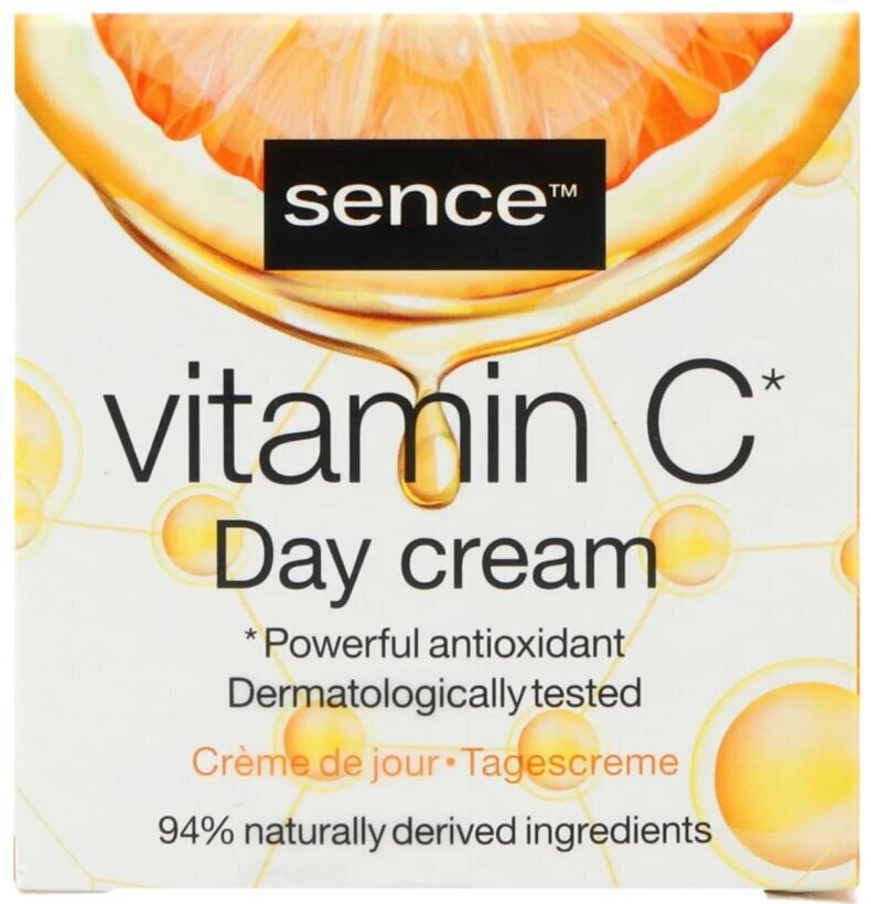 Päevakreem normaalsele, kuivale ja tundlikule nahale Sence Vitamin C, 50ml цена и информация | Näokreemid | kaup24.ee