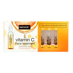 Näoseerum Sence Vitamin C Face treatment, 7 tk цена и информация | Сыворотки для лица, масла | kaup24.ee