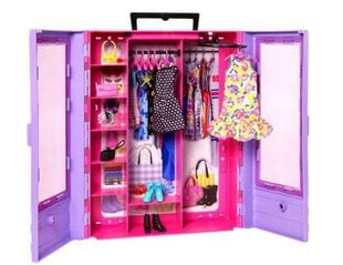 Barbie riidekapp koos aksessuaaridega, HJL66 hind ja info | Barbie Lapsed ja imikud | kaup24.ee