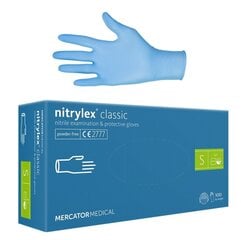 Nitriilkindad Mercator Nitrylex Classic S, 100 tk цена и информация | Аптечки | kaup24.ee