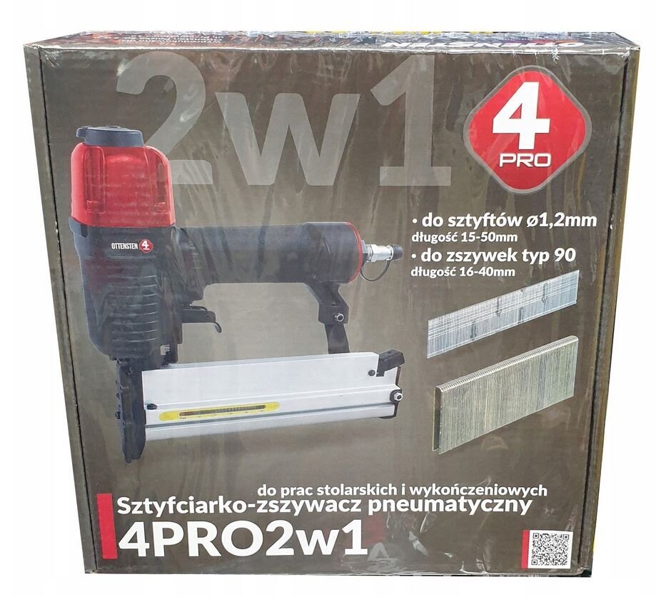 Pneumaatiline naelapüstol 4PRO2W1 цена и информация | Käsitööriistad | kaup24.ee