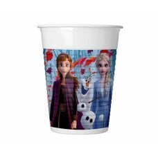 Ühekordsed plasttopsid Frozen 2 (Disney), 200 ml, 8 tk 93551 hind ja info | Ühekordsed nõud | kaup24.ee