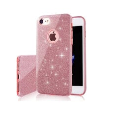 Telefoniümbris Glitter 3in1 case for Samsung A03S pink цена и информация | Чехлы для телефонов | kaup24.ee