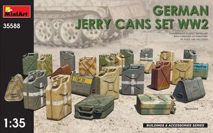 Miniart - German Jerry Cans Set WW2, 1/35, 35588 цена и информация | Склеиваемые модели | kaup24.ee