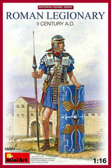Liimitav mudel MiniArt 16007 Roman Legionary. II century 1/16 hind ja info | Liimitavad mudelid | kaup24.ee