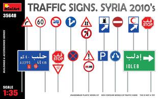 Liimitav mudel MiniArt 35648 Traffic Signs. Syria 2010's 1/35 hind ja info | Liimitavad mudelid | kaup24.ee