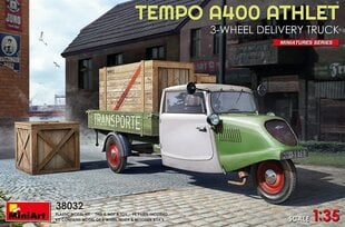 Liimitav mudel MiniArt 38032 Tempo A400 Athlet 3-Wheel Delivery Truck 1/35 цена и информация | Склеиваемые модели | kaup24.ee