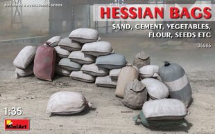 Liimitav mudel MiniArt 35586 Hessian Bags Sand, Cement, Vegetables, Flour 1/35 hind ja info | Liimitavad mudelid | kaup24.ee