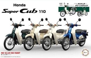 Liimitav mudel Fujimi B-NX-No2 Super Cub110 (Tasmania Green Metallic) 1/12 141800 hind ja info | Liimitavad mudelid | kaup24.ee