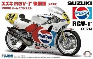 Fujimi - Suzuki RGV-Γ (XR74) 1988 Team Pepsi/Suzuki #34 Kevin Schwantz, 1/12, 14143 цена и информация | Склеиваемые модели | kaup24.ee