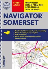 Philip's Street Atlas Navigator Somerset цена и информация | Путеводители, путешествия | kaup24.ee