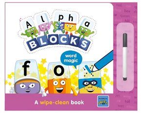 Alphablocks Word Magic: A Wipe-Clean Book hind ja info | Väikelaste raamatud | kaup24.ee