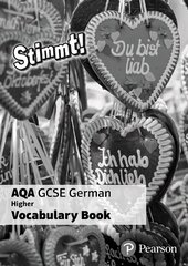 Stimmt! AQA GCSE German Higher Vocab Book (pack of 8) цена и информация | Книги для подростков и молодежи | kaup24.ee