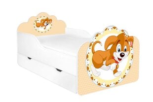 Детская кровать с матрасом и ящиком для постельного белья POLA 51, 140x70 см цена и информация | Детские кровати | kaup24.ee