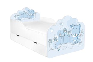 Детская кровать с матрасом и ящиком для постельного белья POLA 12, 160x80 см цена и информация | Детские кровати | kaup24.ee
