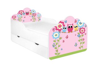 Детская кровать с матрасом и ящиком для постельного белья POLA 54, 160x80 см цена и информация | Детские кровати | kaup24.ee