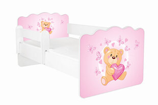 Кровать с матрасом и съемной защитой ALEX 23, 140x70 см цена и информация | Детские кровати | kaup24.ee