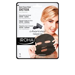 Näopuhastaja Detox Charcoal Black Iroha цена и информация | Маски для лица, патчи для глаз | kaup24.ee